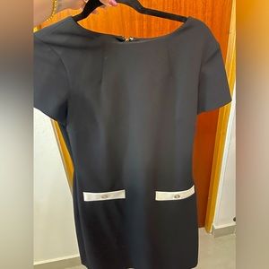 Tommy Hillfiger short semi formal attire black dress